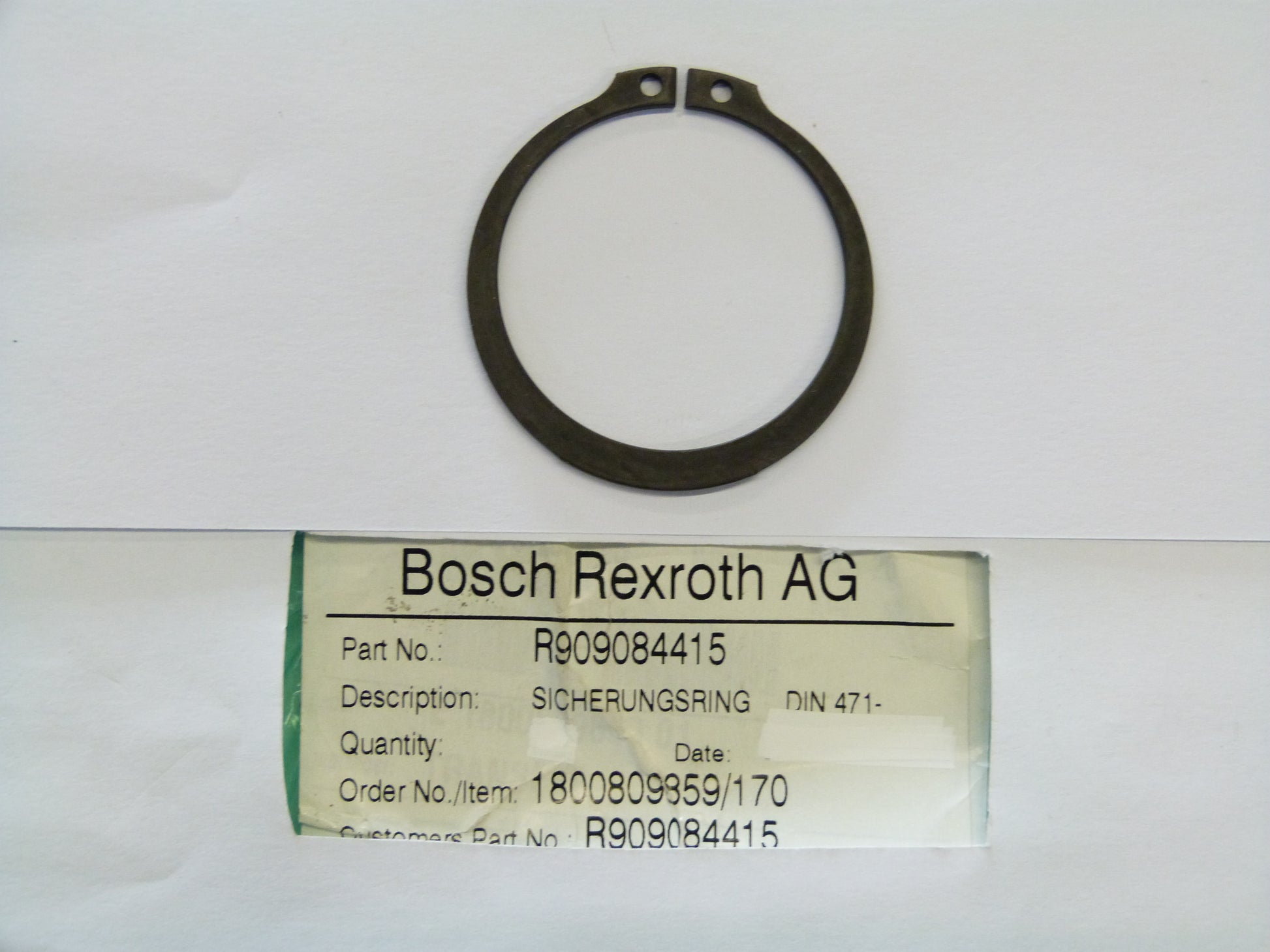 Image 1 of RETAINING RING