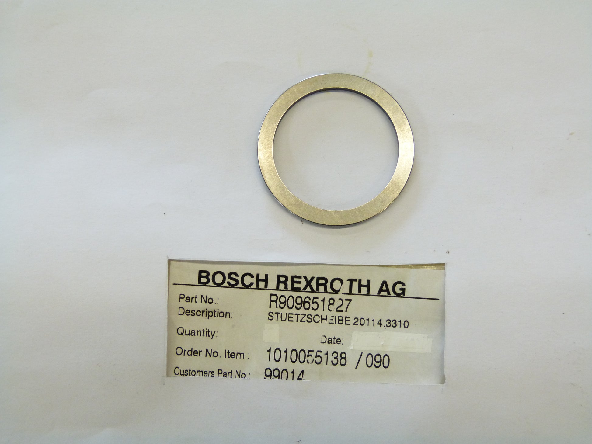 Image 1 of BACK UP PLATE