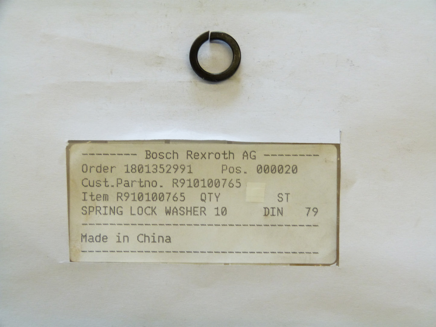 Image 1 of SPRING WASHER