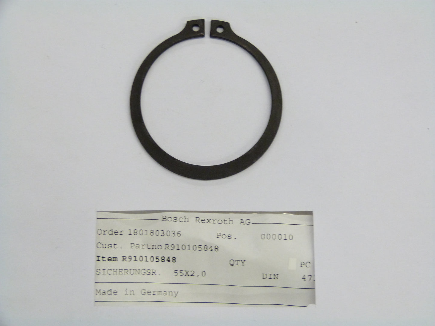 Image 1 of RETAINING RING DIN471-55X2
