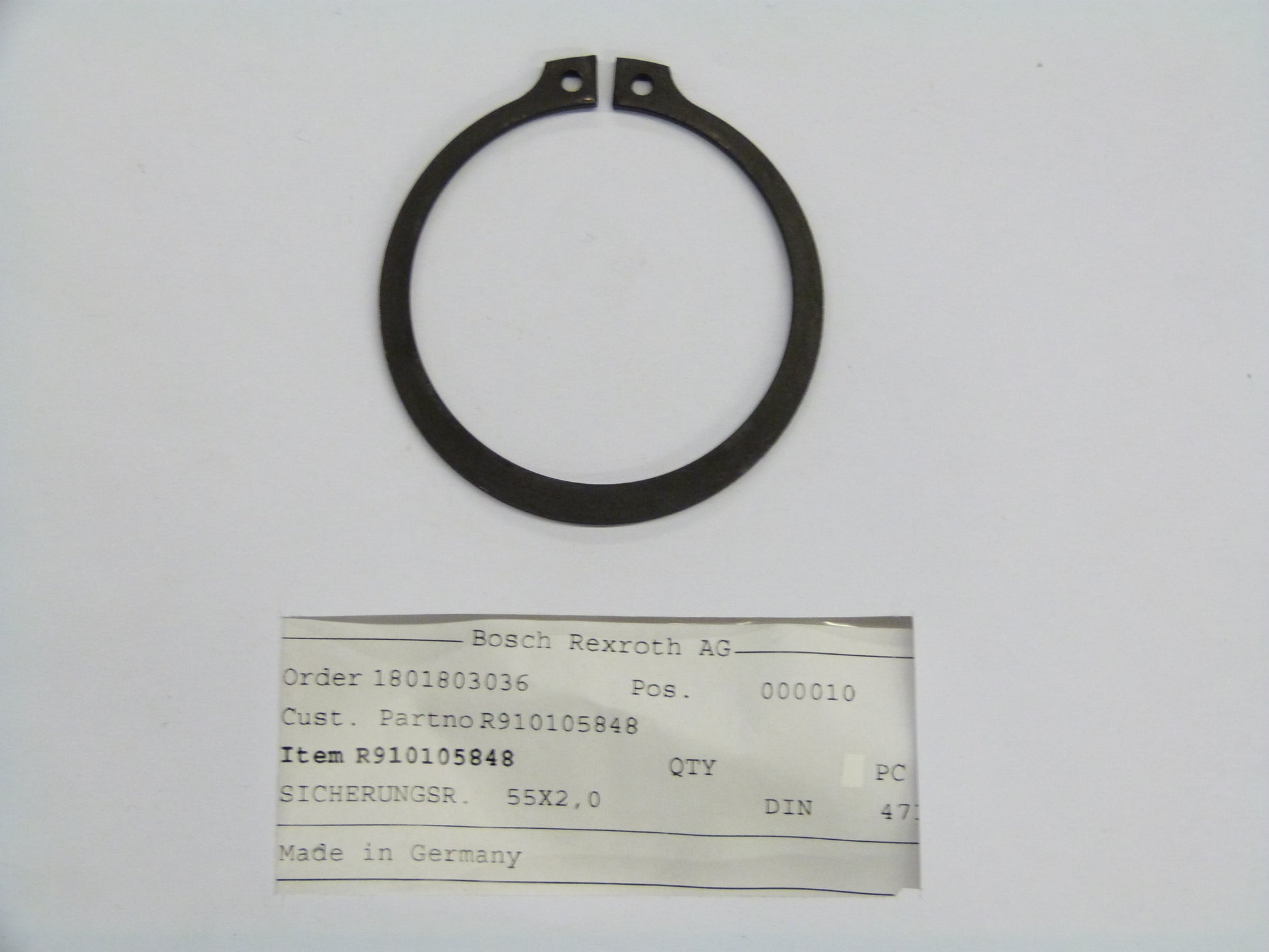Image 1 of RETAINING RING DIN471-55X2